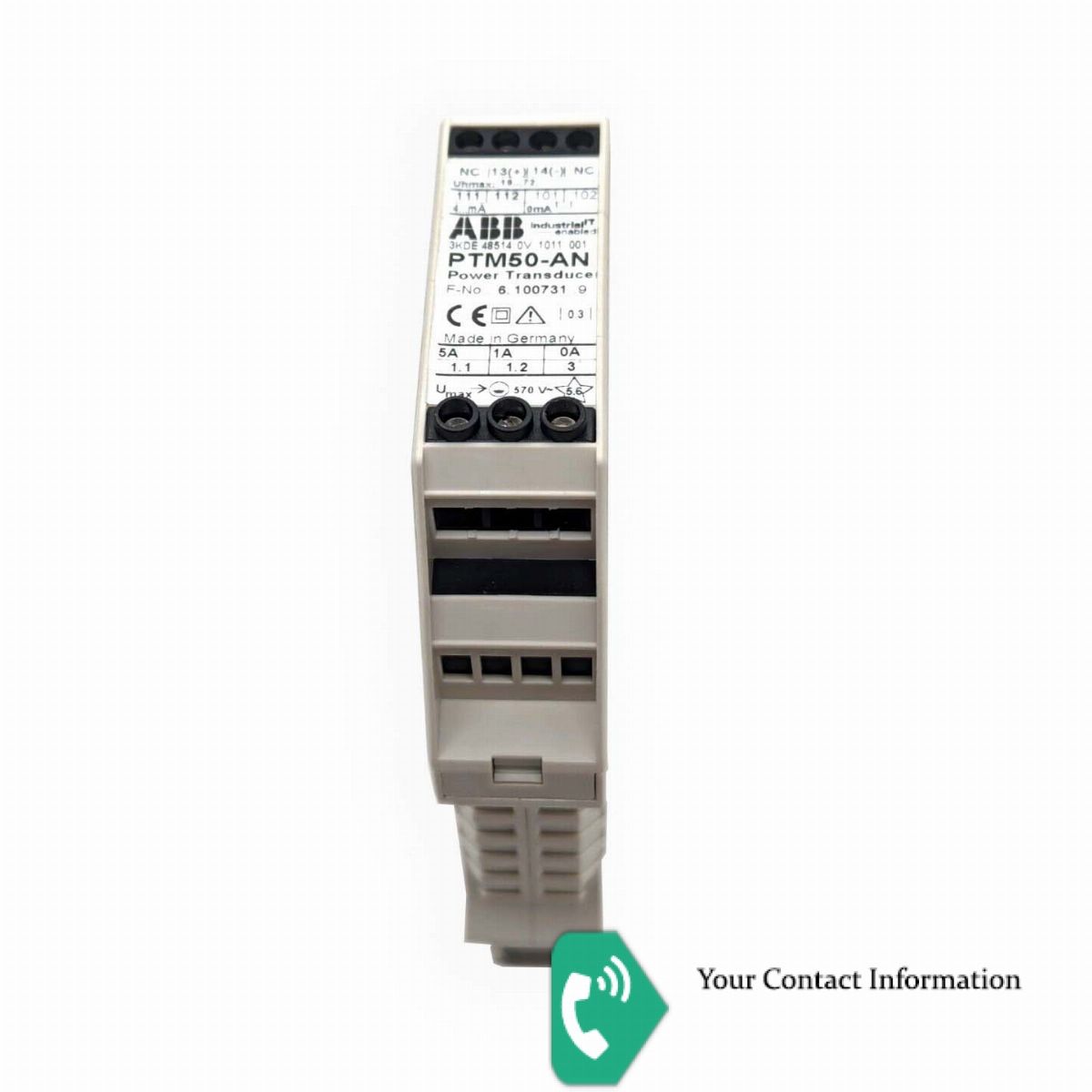 پروکسی سوئیچ مدل PTM50- VN 3KDE485150V برند ABB