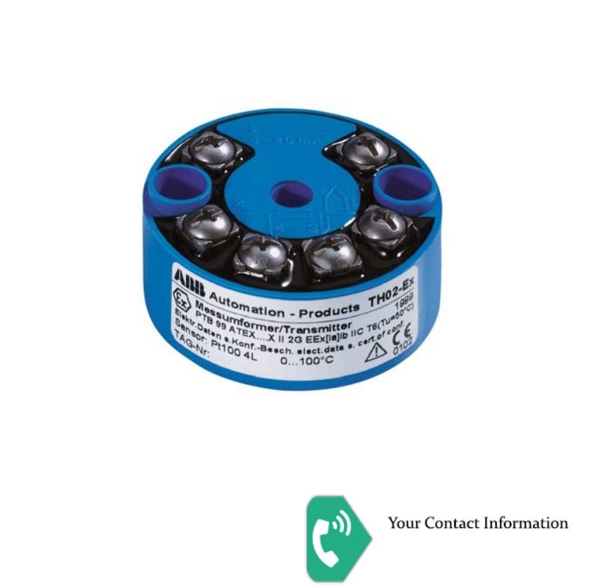 ترانسمیتر دما و رطوبت مدل TH02 برند ABB