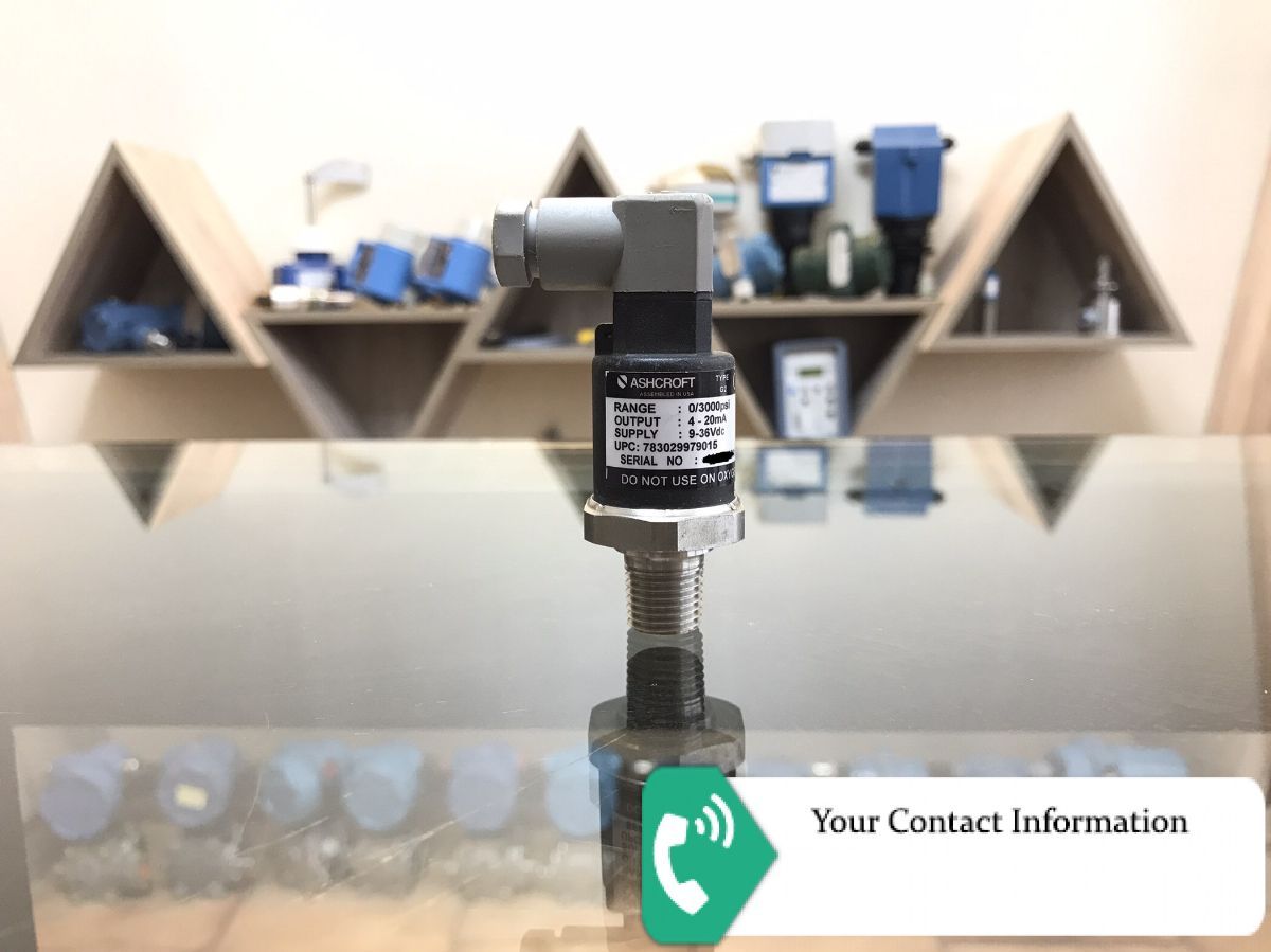 ترانسمیتر فشار مدل G2 0/3000psi برند ASHCROFT