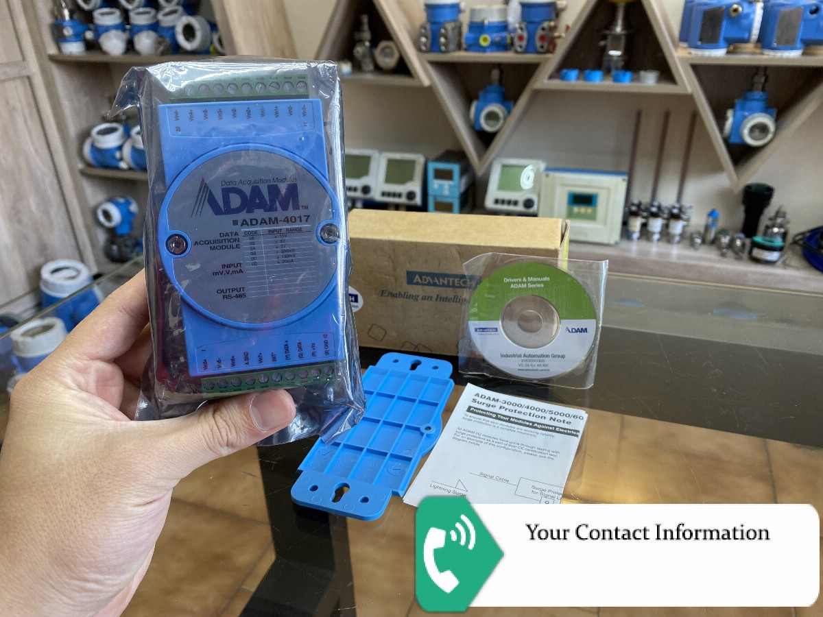 کارت داده برداری DAQ مدل ADAM-4017 برند Advantech