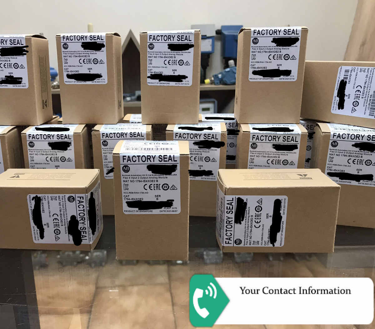 PLC HMI مدل 1794-IE4XOE2 برند Allen Bradley