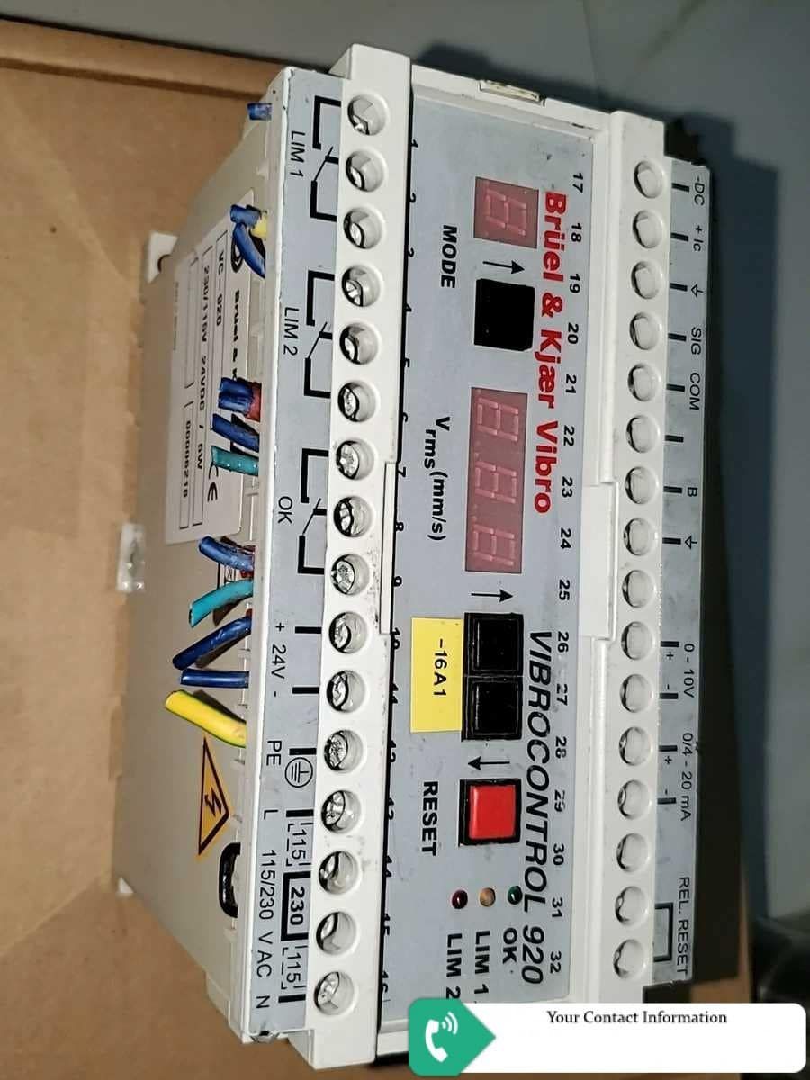 ارتعاشات مدل VC-920 برند B&K