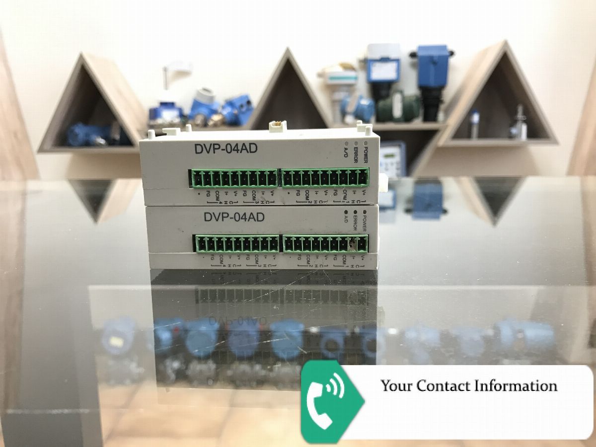 PLC HMI مدل DVP-04AD برند DELTA