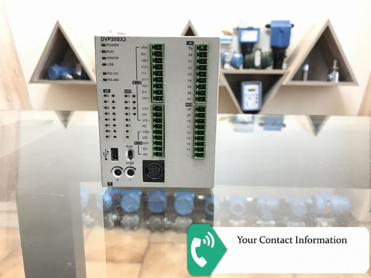 PLC HMI مدل DVP20SX2 برند DELTA