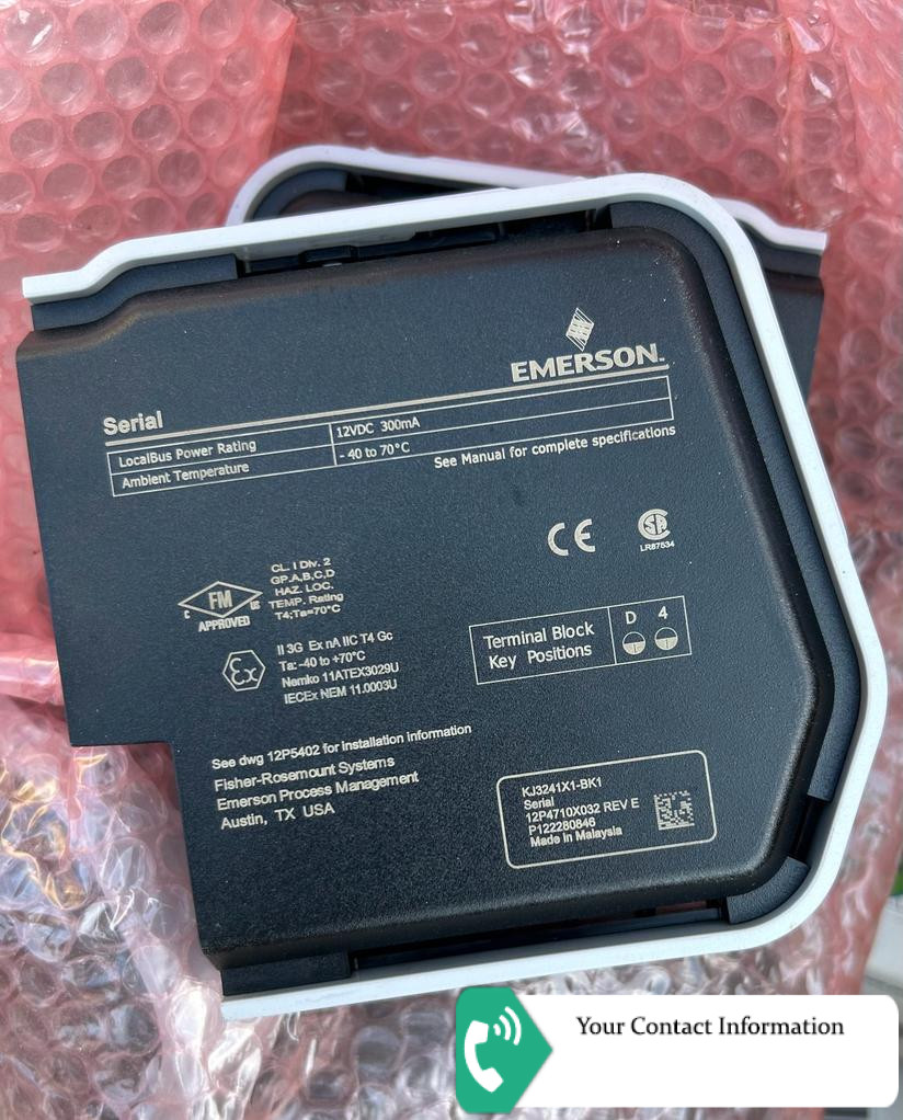 PLC HMI مدل KJ3241X1-BK1 برند Emerson 