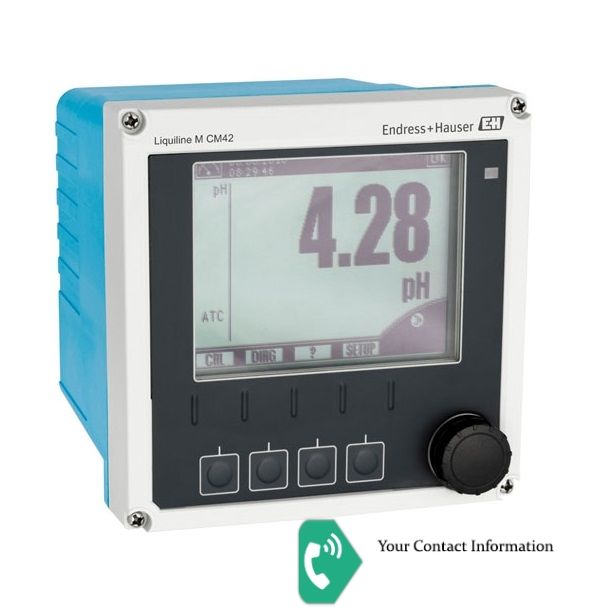 آنالایزر PH ORP Conductivity DO مدل CM42-CAA000EAD000 برند Endress+Hauser