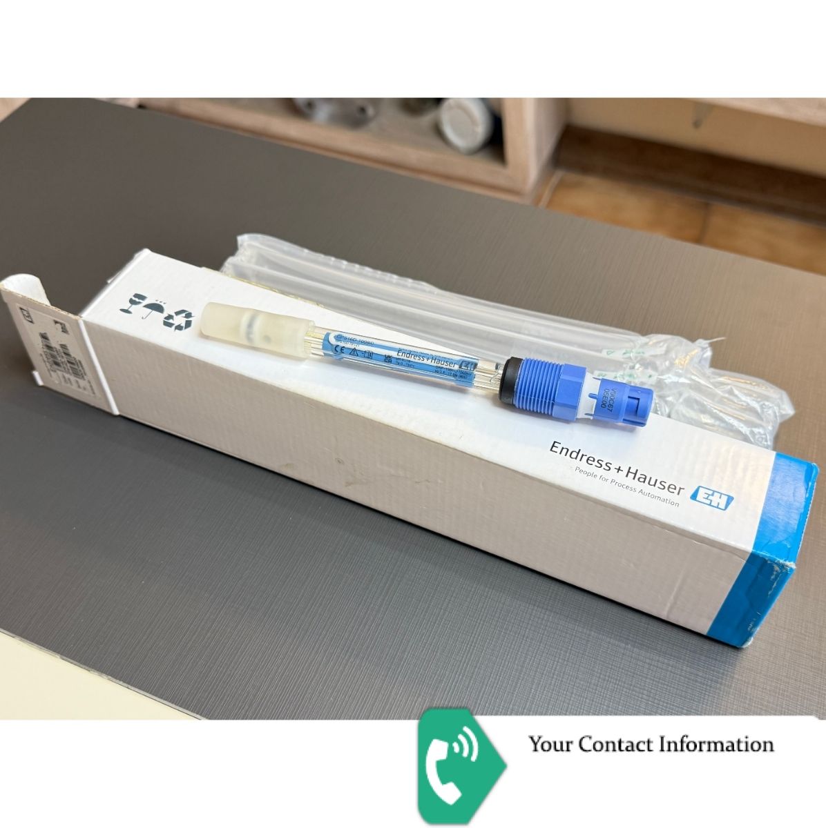 آنالایزر PH ORP Conductivity DO مدل CPS16D-7BT21-pH and ORP electrode برند Endress+Hauser