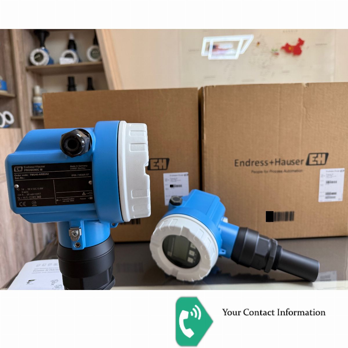 سطح سنج مدل FMU40-ARB2A2 Prosonic برند Endress+Hauser