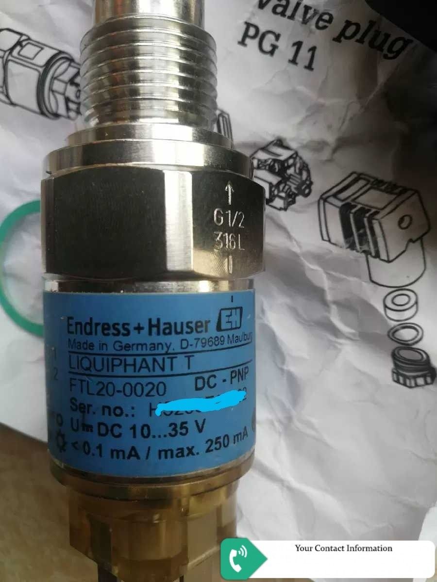 سطح سنج مدل FTL20-0020 برند Endress+Hauser