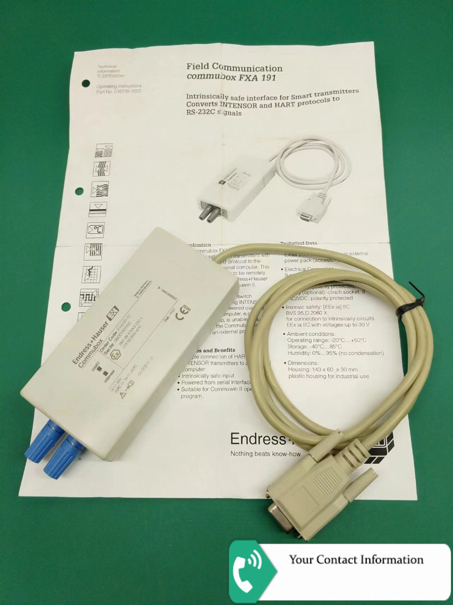 مبدل صنعتی مدل FXA191-G1 برند Endress+Hauser