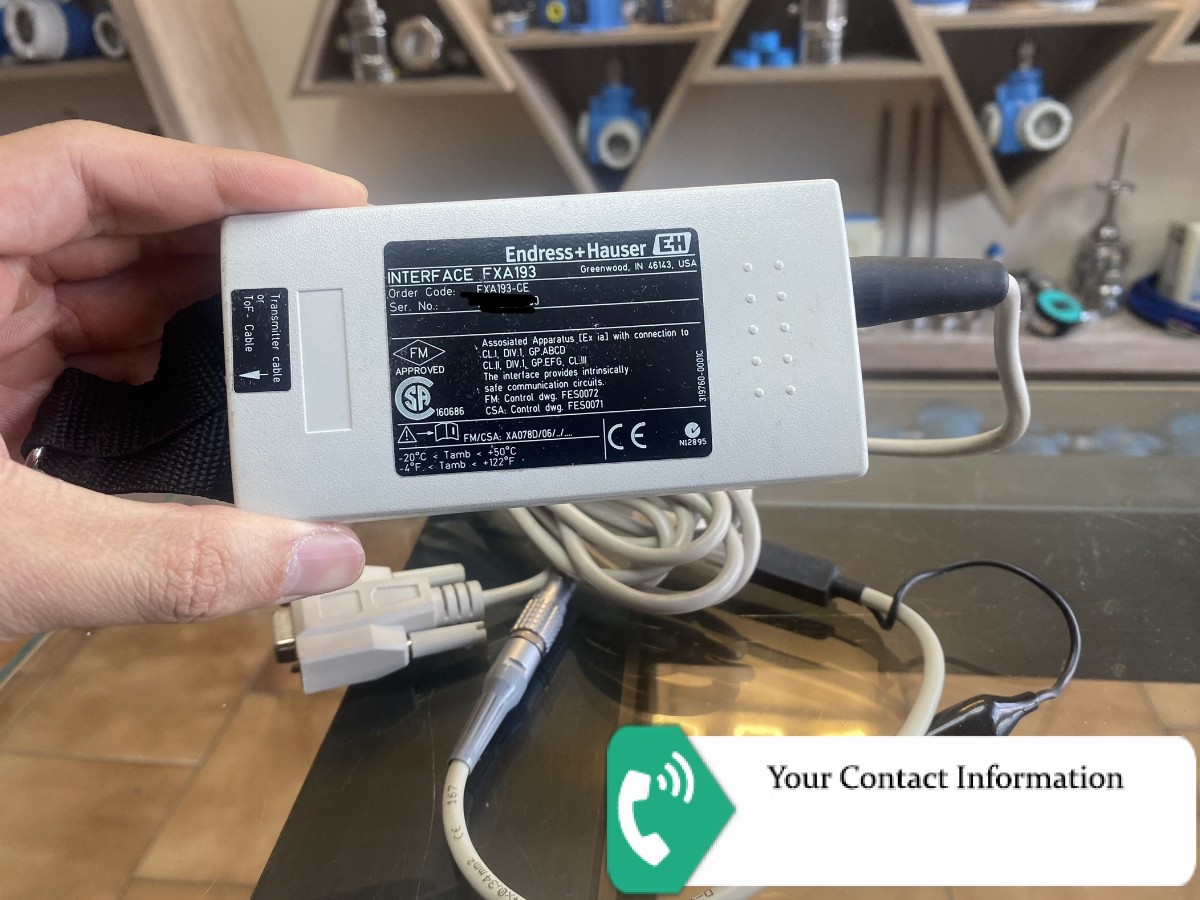 تجهیزات کالیبراسیون و پرتابل مدل FXA193-CE برند Endress+Hauser