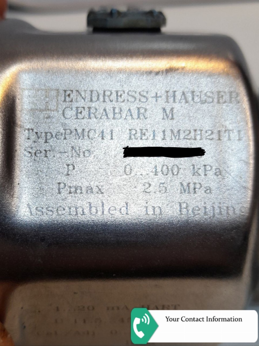 ترانسمیتر فشار مدل PMC41-RE11M2H21T1 برند Endress+Hauser