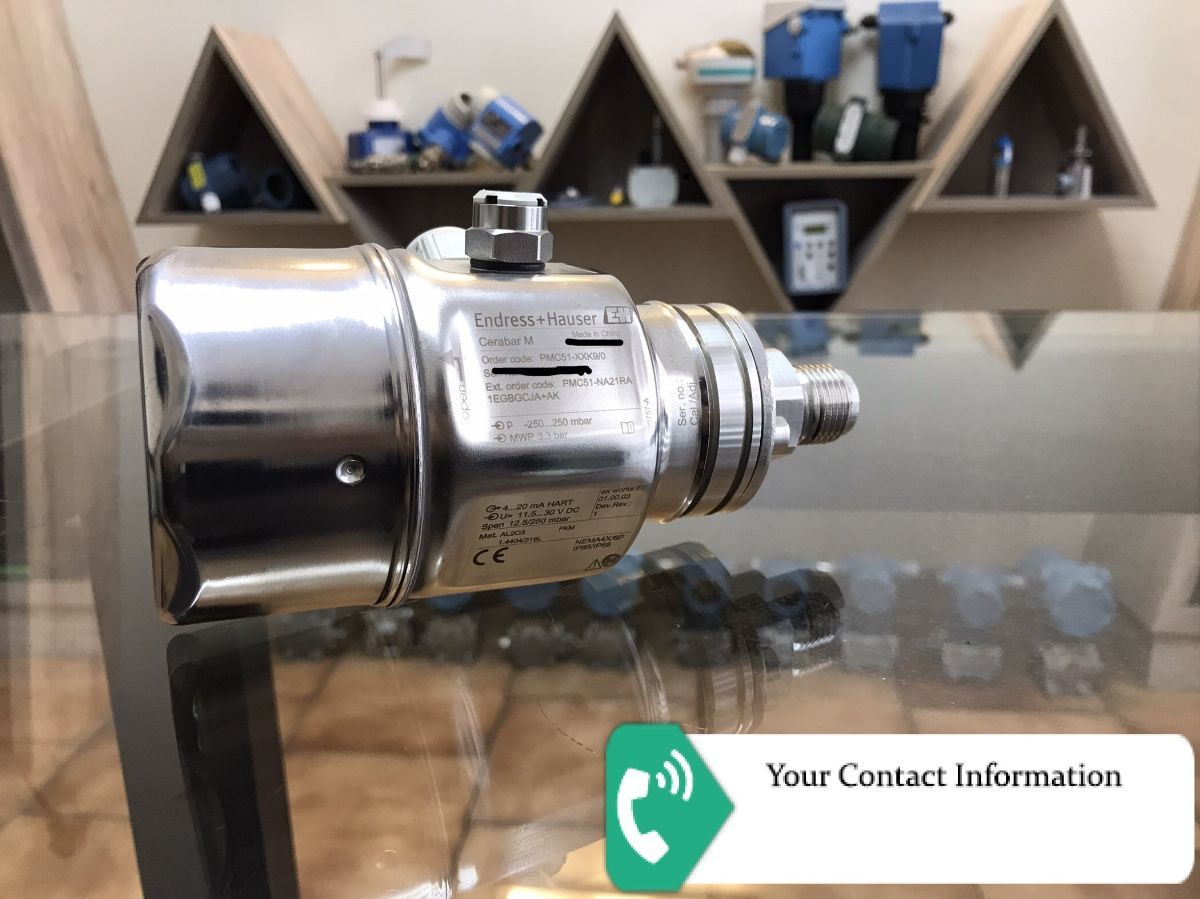 ترانسمیتر فشار مدل PMC51-NA21RA1EGBCJA+AK برند Endress+Hauser