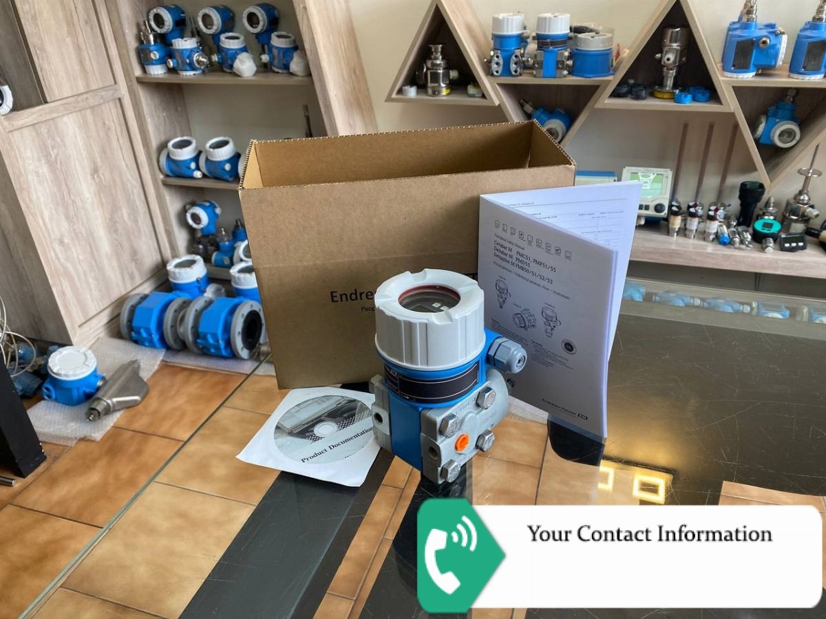 ترانسمیتر فشار مدل PMD55-AA21BD67GGCHA4A1A+AK برند Endress+Hauser