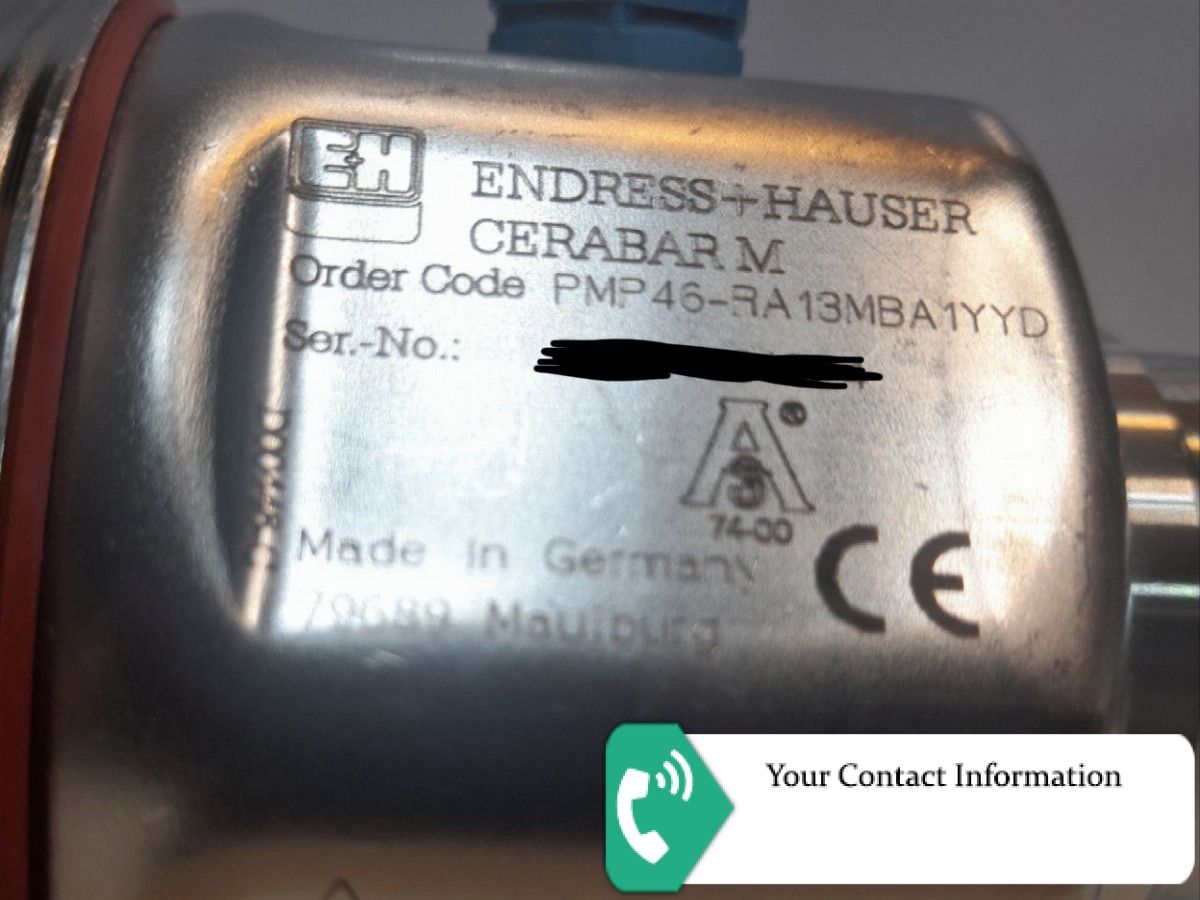 ترانسمیتر فشار مدل PMP46-RA13MBA1YYD EH برند Endress+Hauser