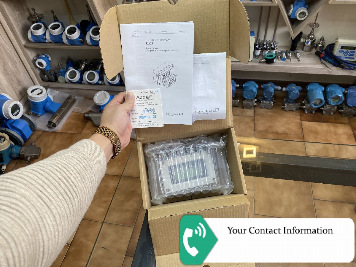 رکوردر و نمایشگر مدل RIA15-NAB1 برند Endress+Hauser