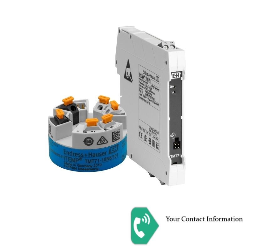 ترانسمیتر دما و رطوبت مدل TMT71-AAA1BABA1+B3C1H1 برند Endress+Hauser