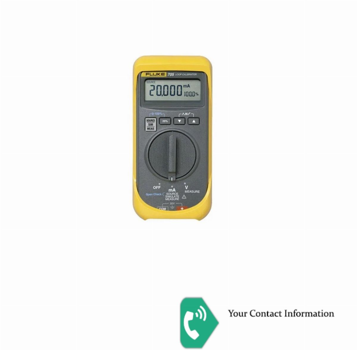 تجهیزات کالیبراسیون و پرتابل مدل Fluke 705 برند FLUKE