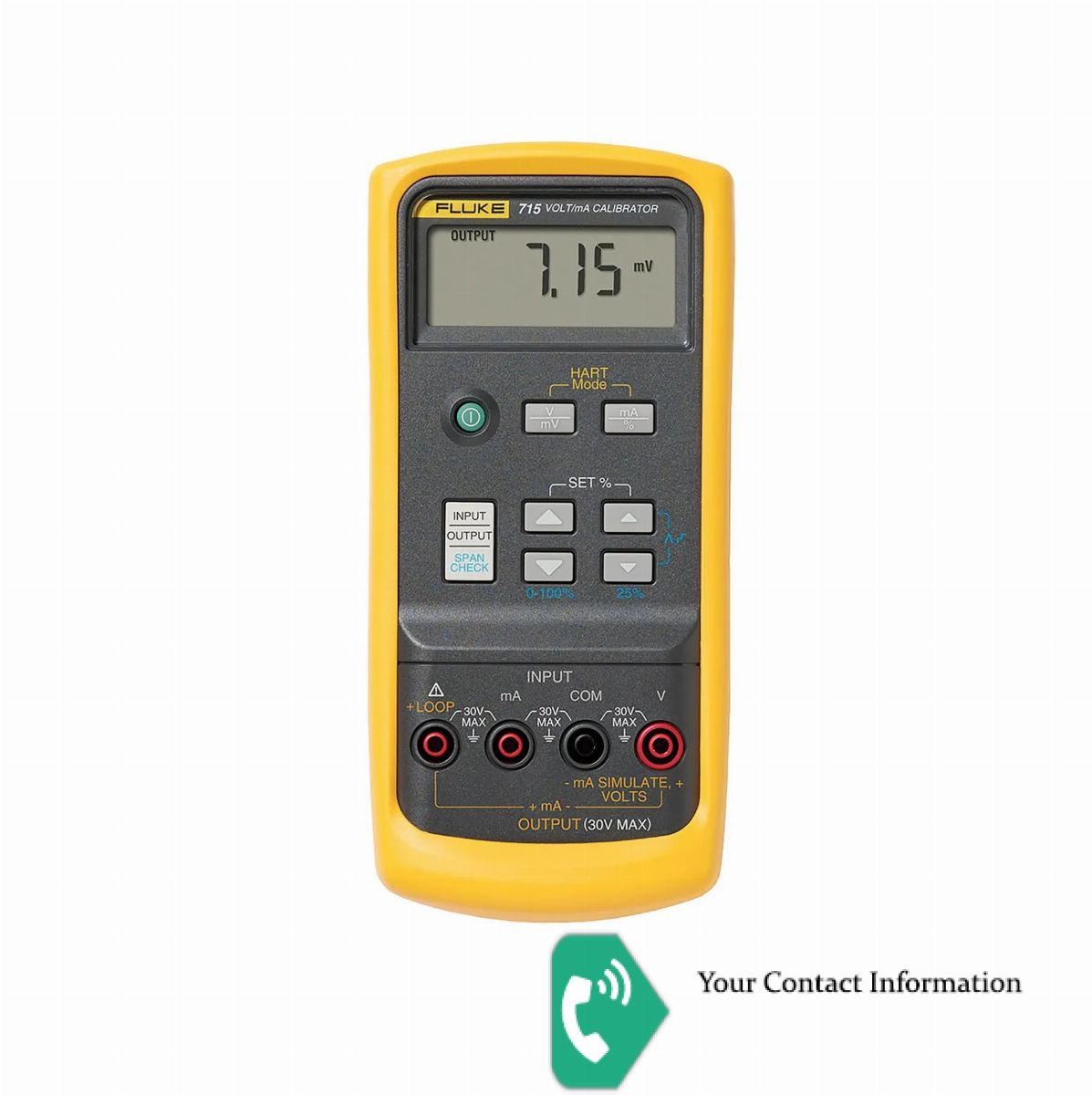 تجهیزات کالیبراسیون و پرتابل مدل Fluke 715 برند FLUKE