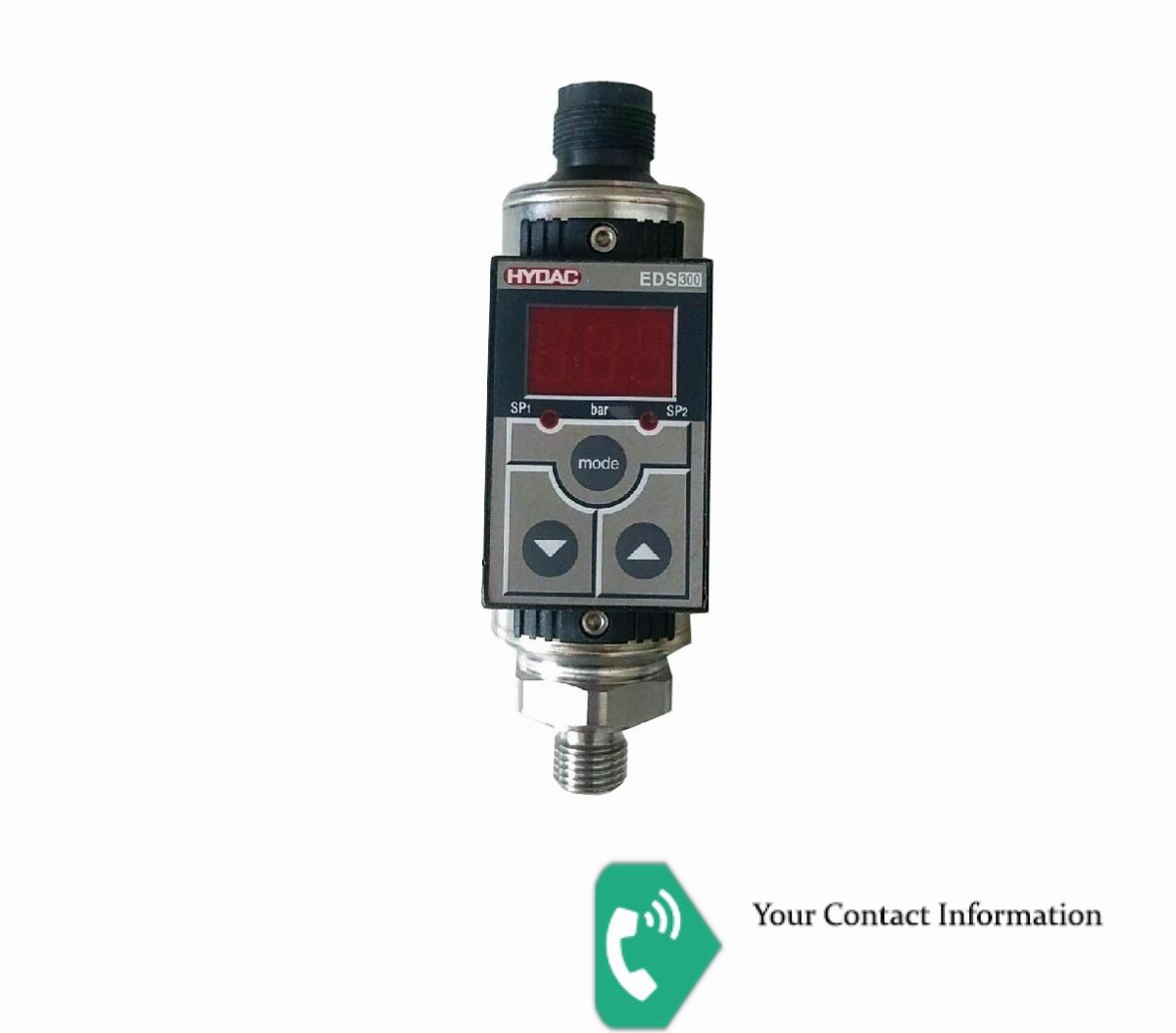 ترانسمیتر فشار مدل EDS 344-3-016-000+ZBE 03 برند HYDAC