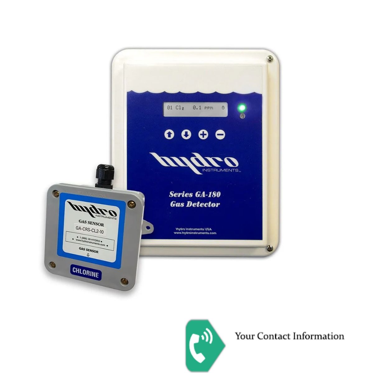 آنالایزر PH ORP Conductivity DO مدل GA-180-A-E1-F2-G2-H1-L1 برند Hydro Instruments