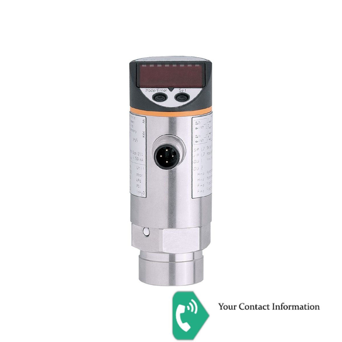 ترانسمیتر فشار مدل PN5001 برند IFM