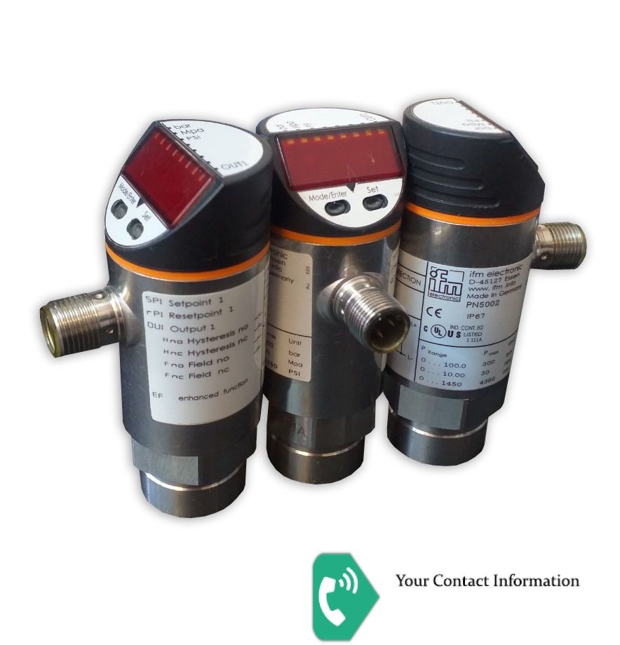 ترانسمیتر فشار مدل PN5002 برند IFM