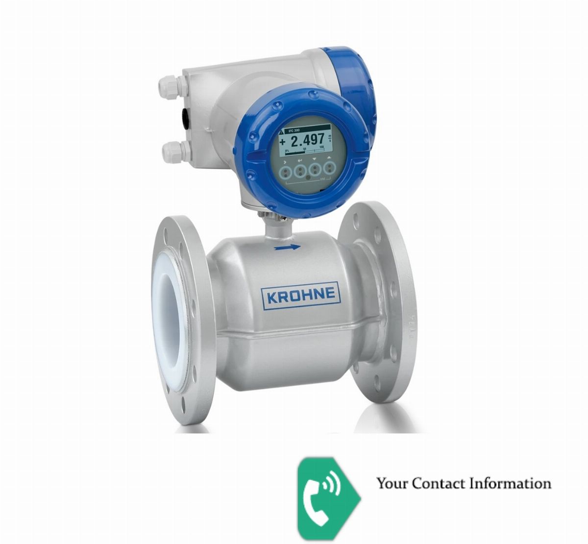 فلومتر مدل OPTIFLUX4300-IFC300 / Size 1 inch برند KROHNE