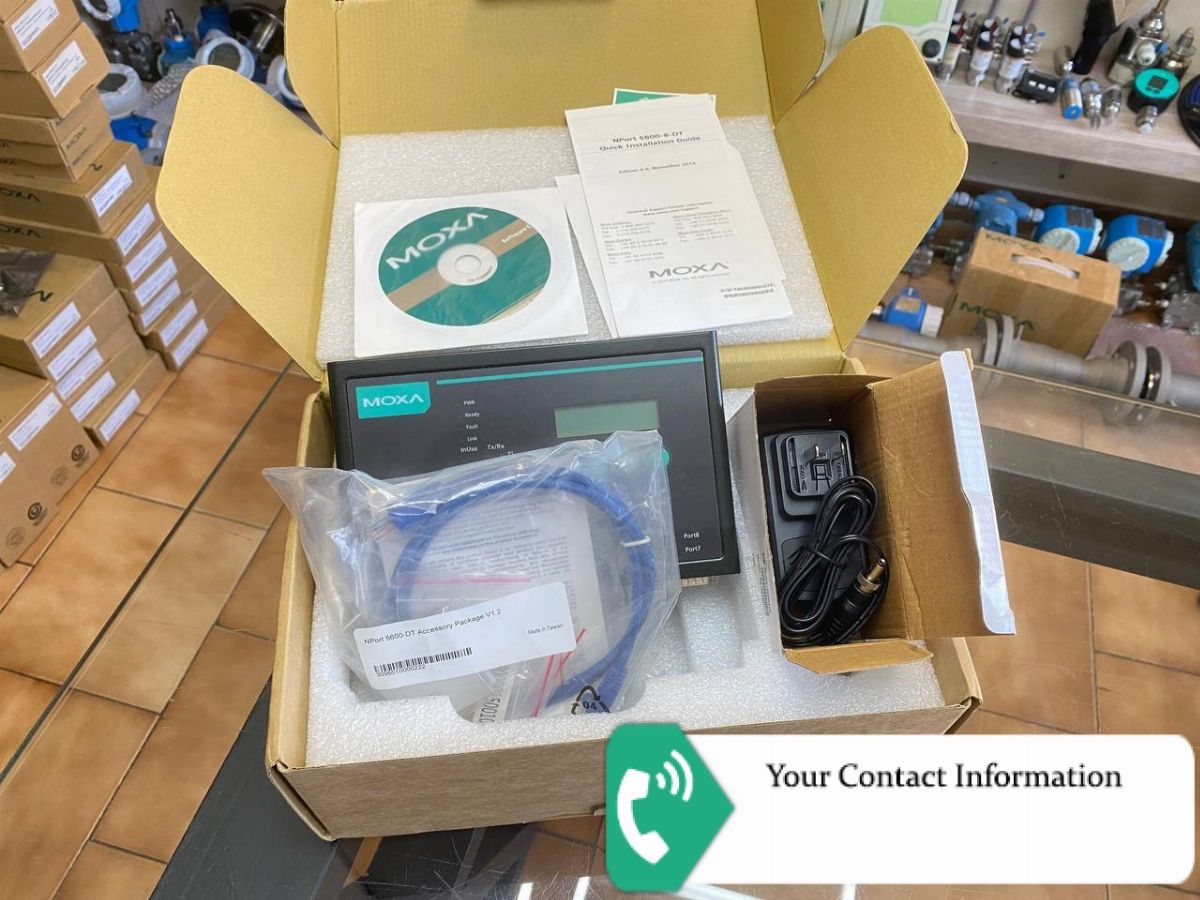 مبدل صنعتی مدل 5650I-8-DT V1.5.1 برند Moxa