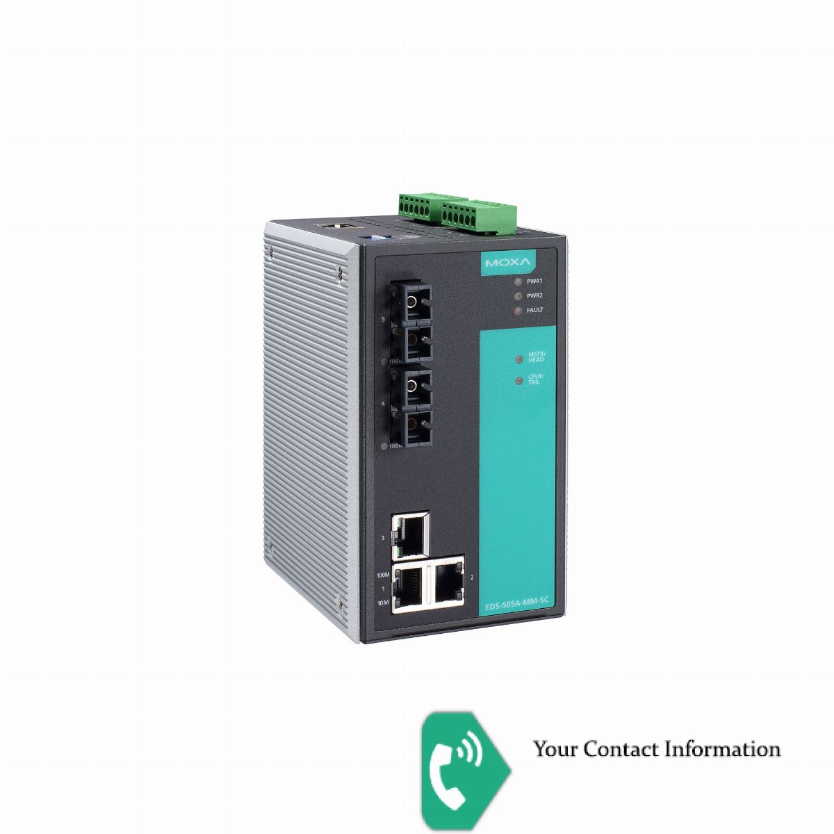 برق قدرت  مدل EDS-505A-SS-SC-T برند Moxa