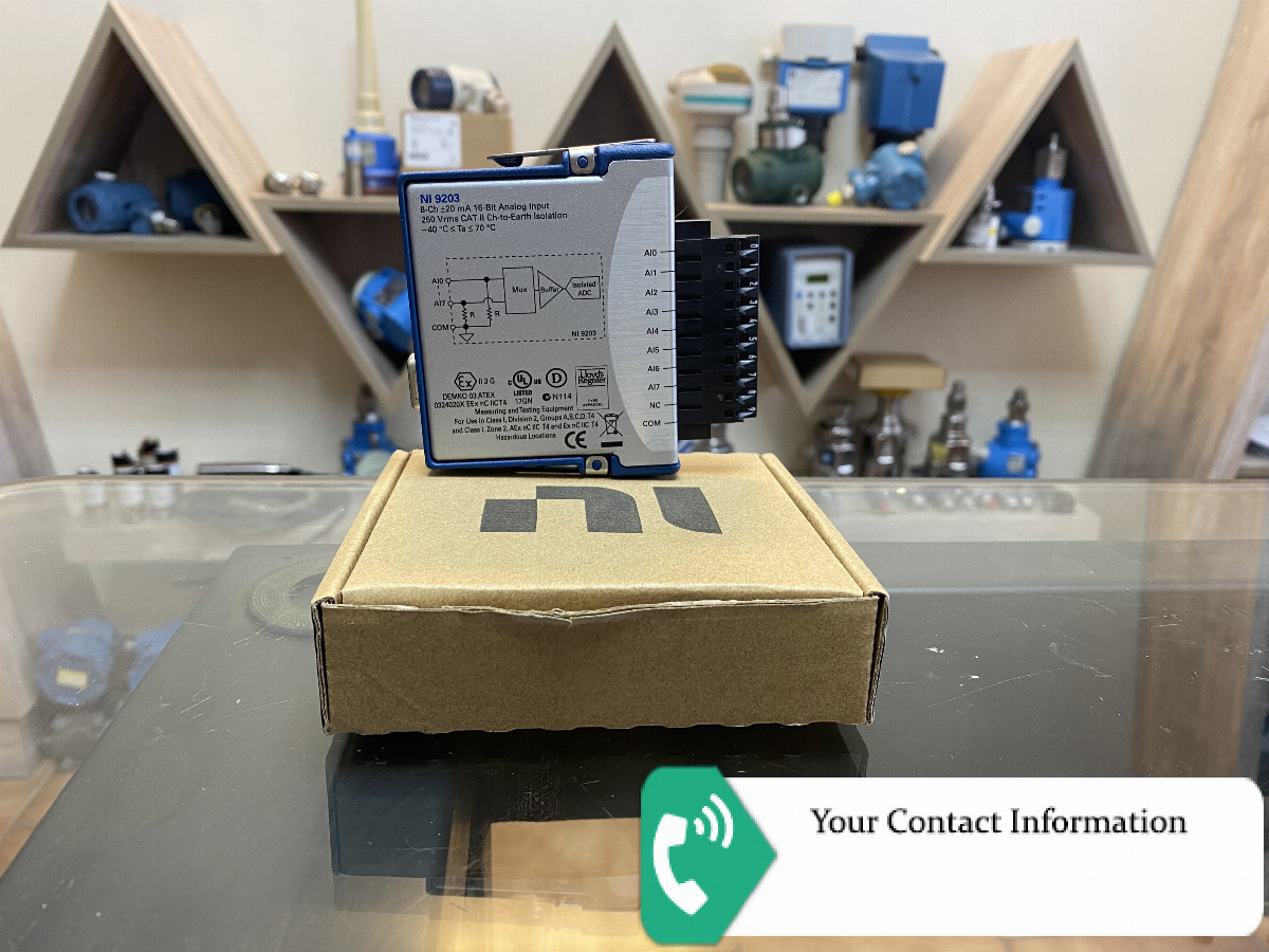 کارت داده برداری DAQ مدل 9203 برند National instrument