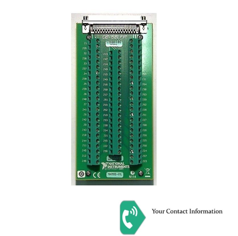 کارت داده برداری DAQ مدل CB-68LPR برند National instrument