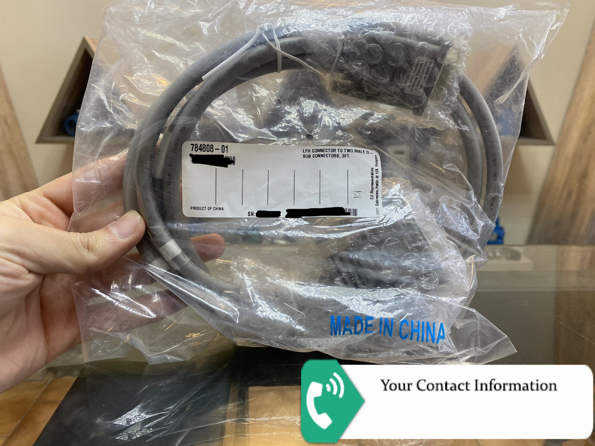 کارت داده برداری DAQ مدل LFH CONNECTOR TO TWO MALE D-SUB CONNECTORS,3FT برند National instrument