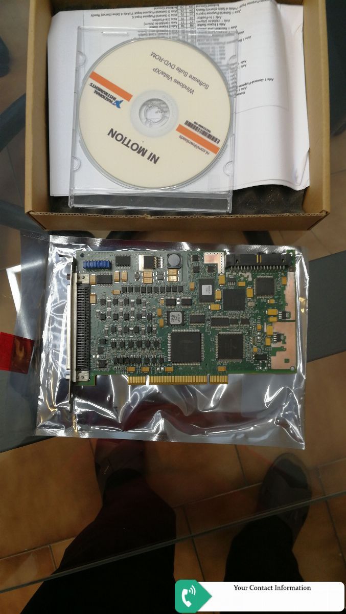 کارت داده برداری DAQ مدل Motion Control PCI-7390 برند National instrument