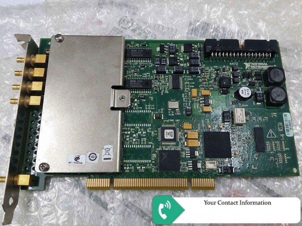 کارت داده برداری DAQ مدل PCI-4474 برند National instrument
