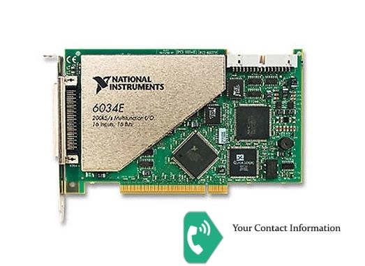کارت داده برداری DAQ مدل PCI-6034E برند National instrument