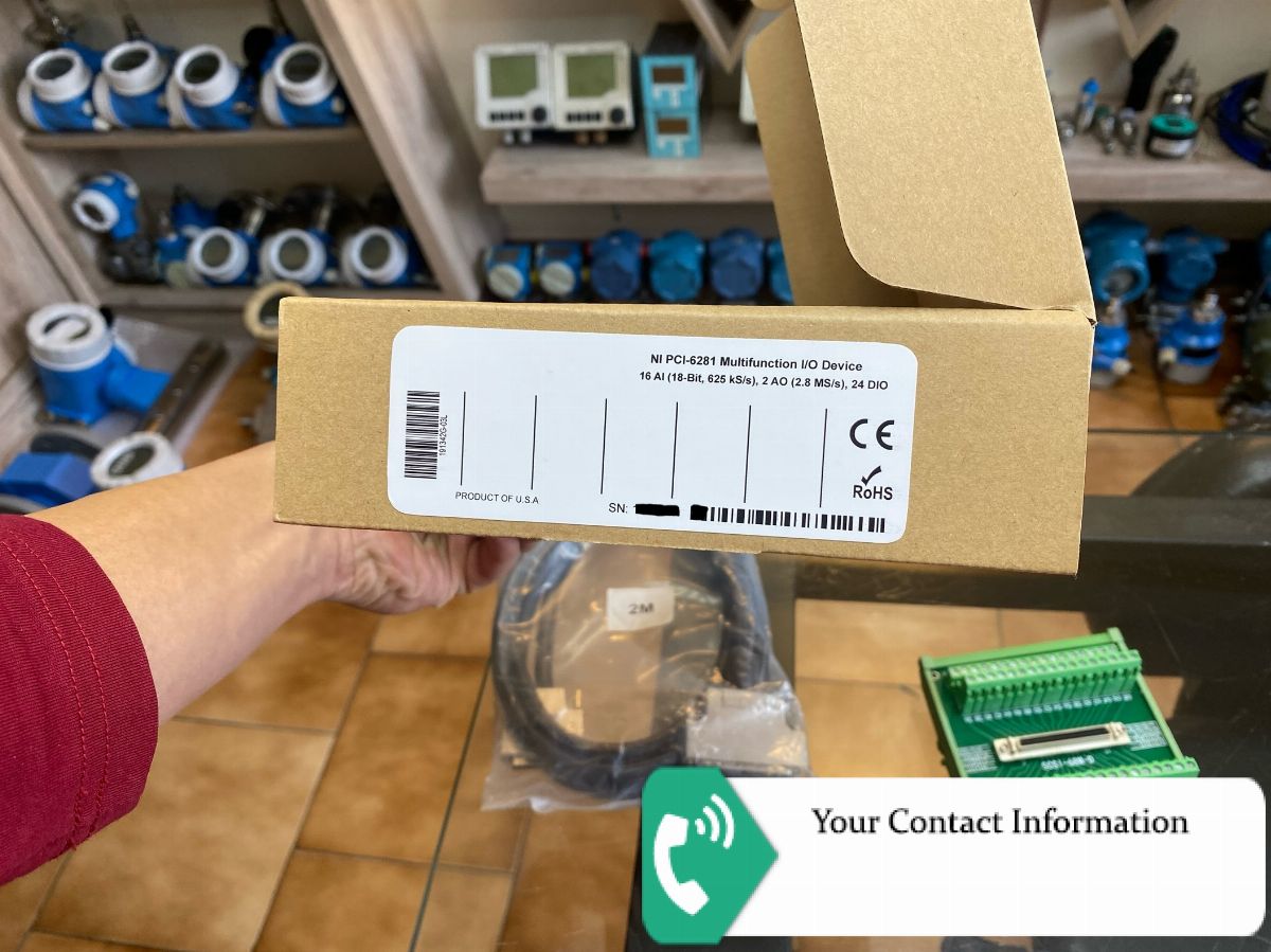 کارت داده برداری DAQ مدل PCI-6281 برند National instrument