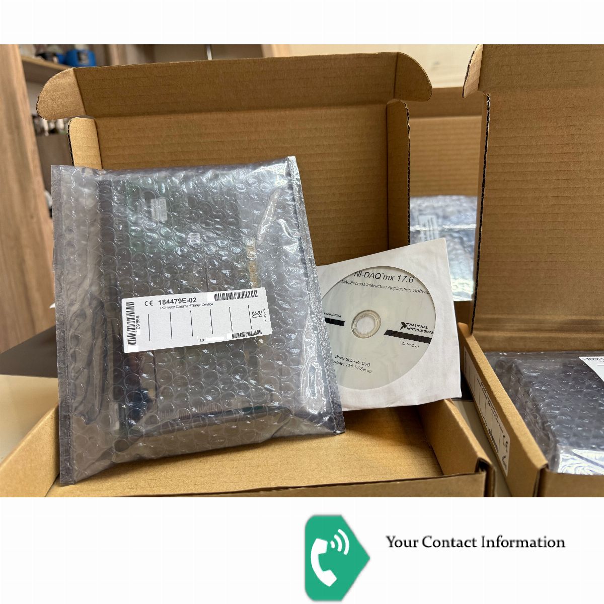 کارت داده برداری DAQ مدل PCI-6602  32 Channels برند National instrument