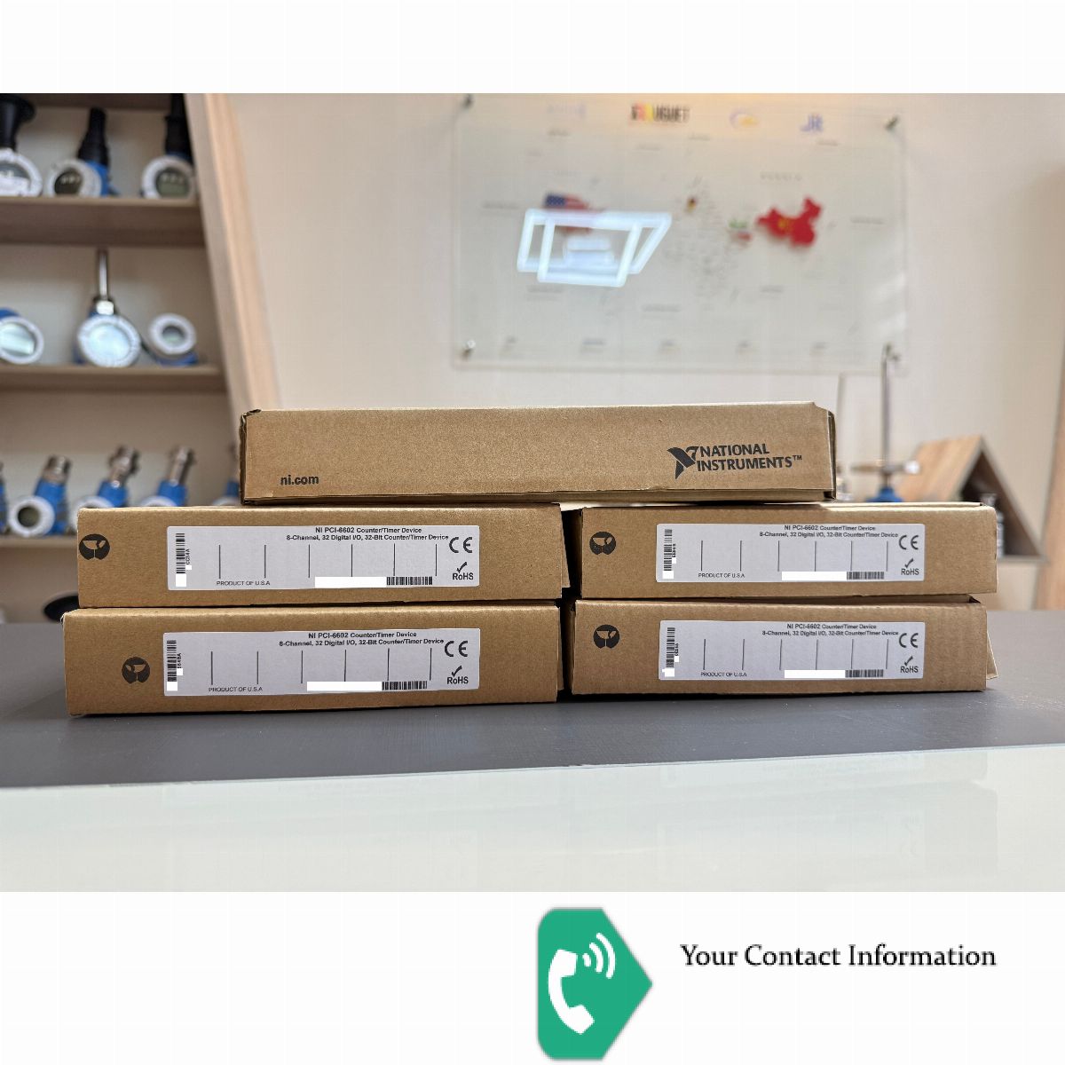 کارت داده برداری DAQ مدل PCI-6602  32 Channels برند National instrument
