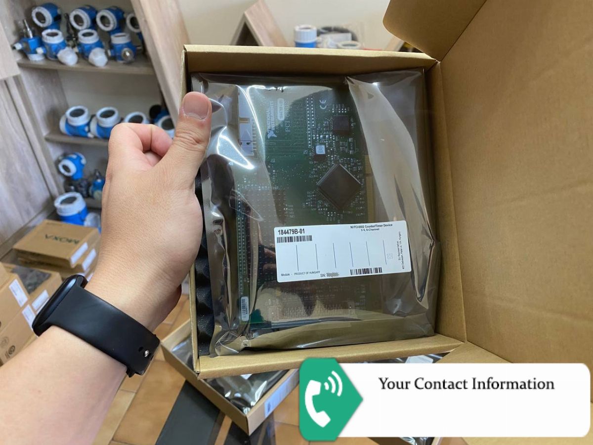 کارت داده برداری DAQ مدل PCI-6602 8-CHANNEL برند National instrument