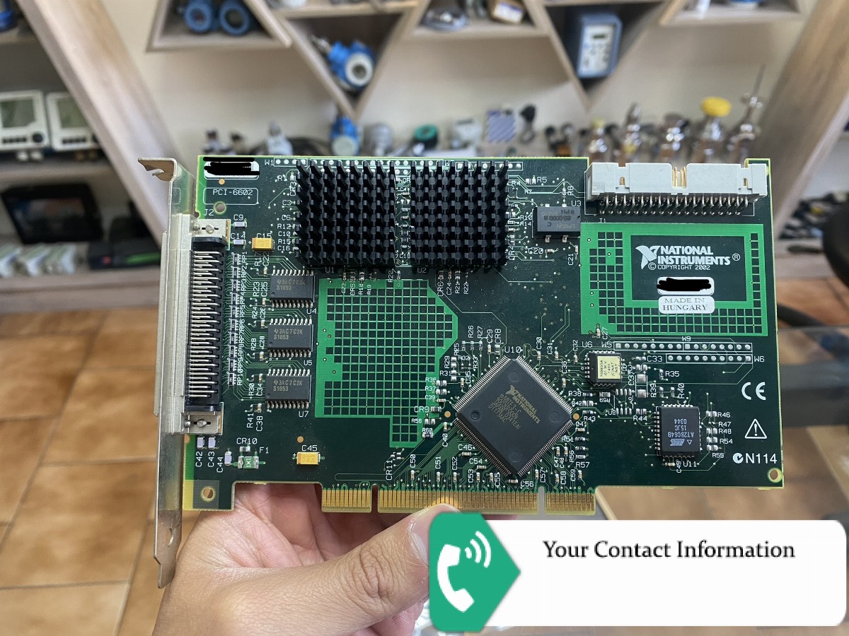 کارت داده برداری DAQ مدل PCI-6602 برند National instrument