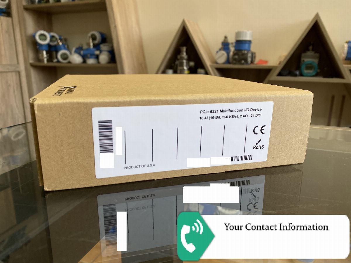 کارت داده برداری DAQ مدل PCIe-6321 برند National instrument