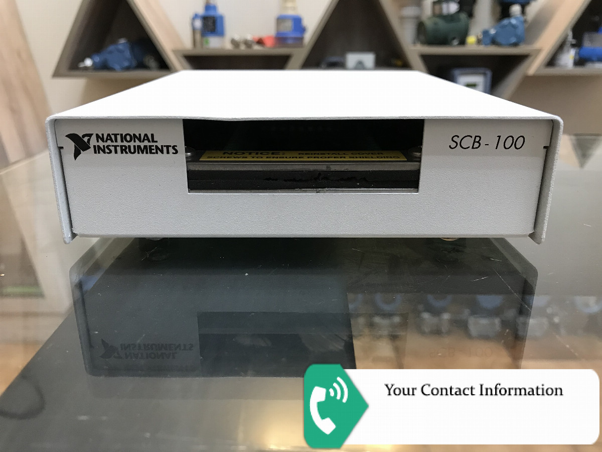 کارت داده برداری DAQ مدل SCB-100 برند National instrument