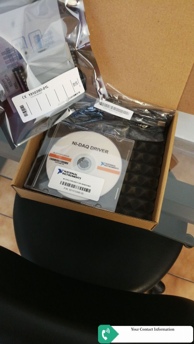 کارت داده برداری DAQ مدل USB-6009 برند National instrument