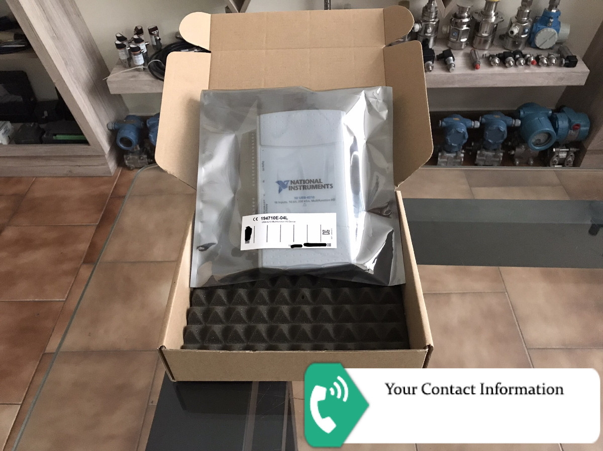 کارت داده برداری DAQ مدل USB-6210 برند National instrument