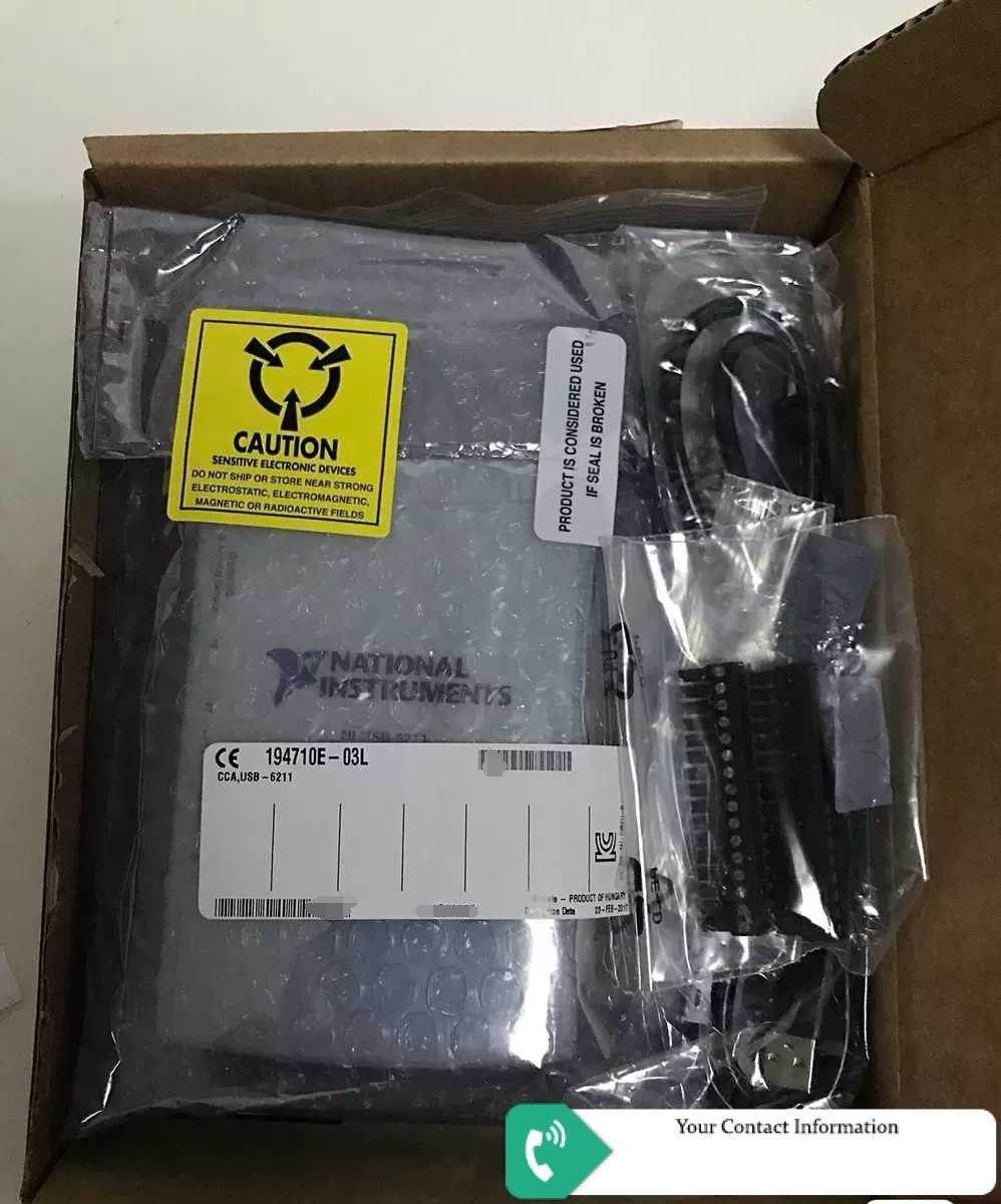 کارت داده برداری DAQ مدل USB-6211 برند National instrument