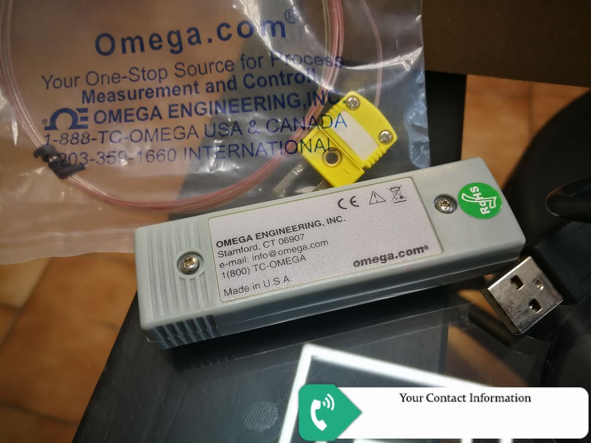 ترانسمیتر دما و رطوبت مدل UTC-USB برند OMEGA