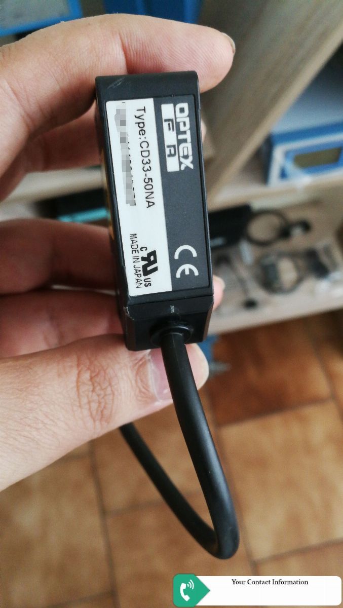 اندازه گیری جابه جایی و سرعت مدل CD33-50NA برند OPTEX