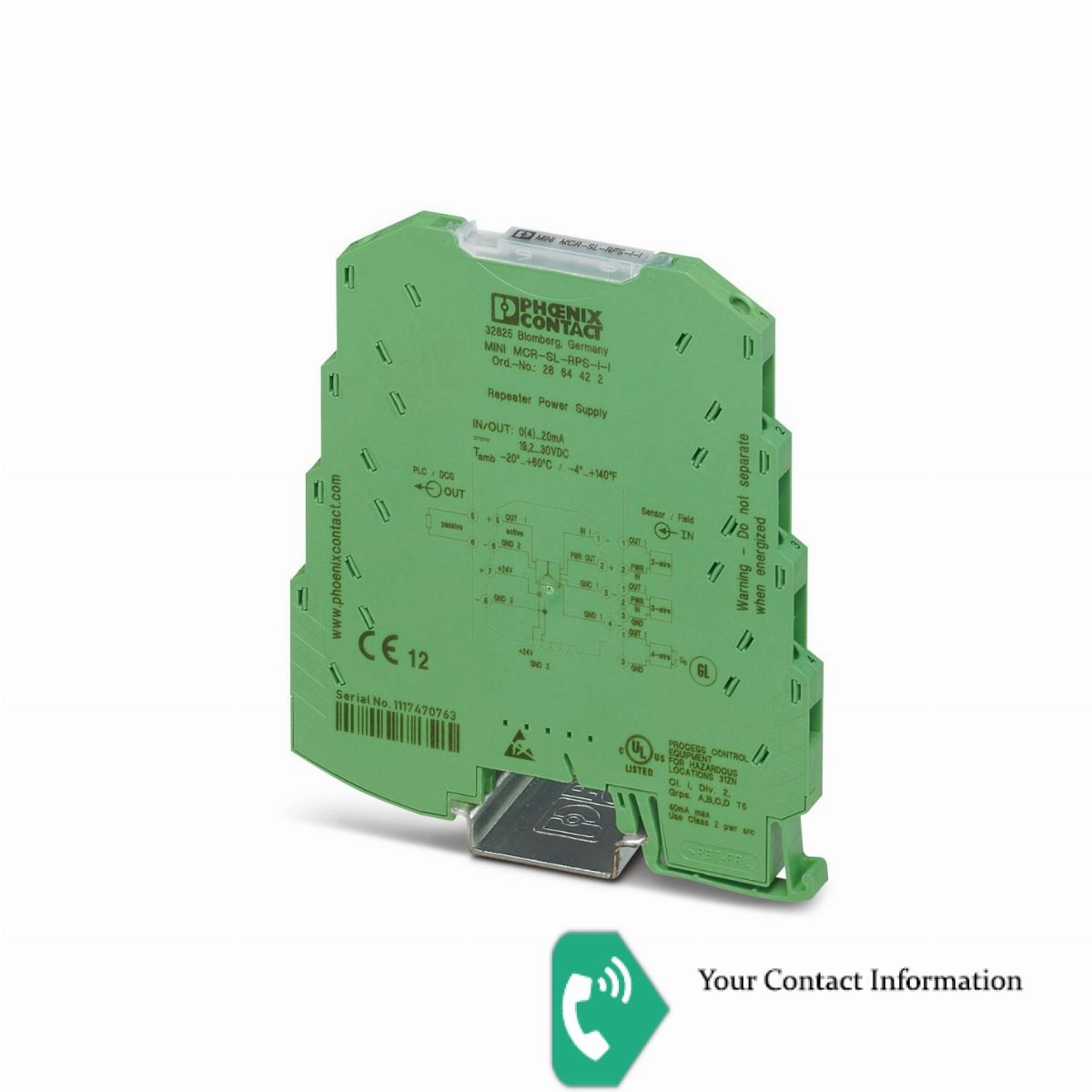 مبدل صنعتی مدل 2864422 برند PHOENIX CONTACTS