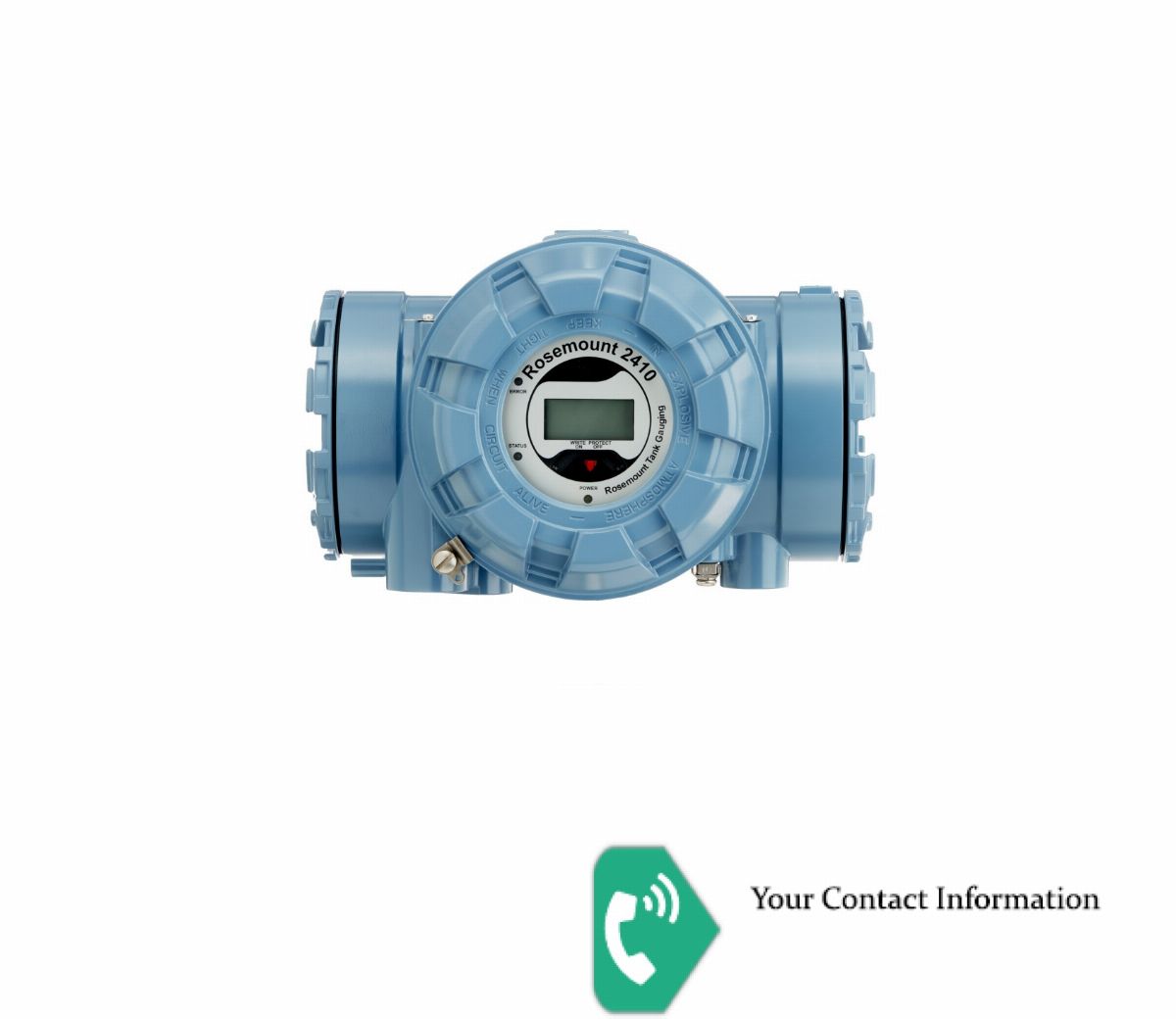 سطح سنج مدل 2410SFR0301PSE1RA2P برند Rosemount